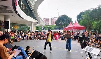 Freestyle dance battle competition