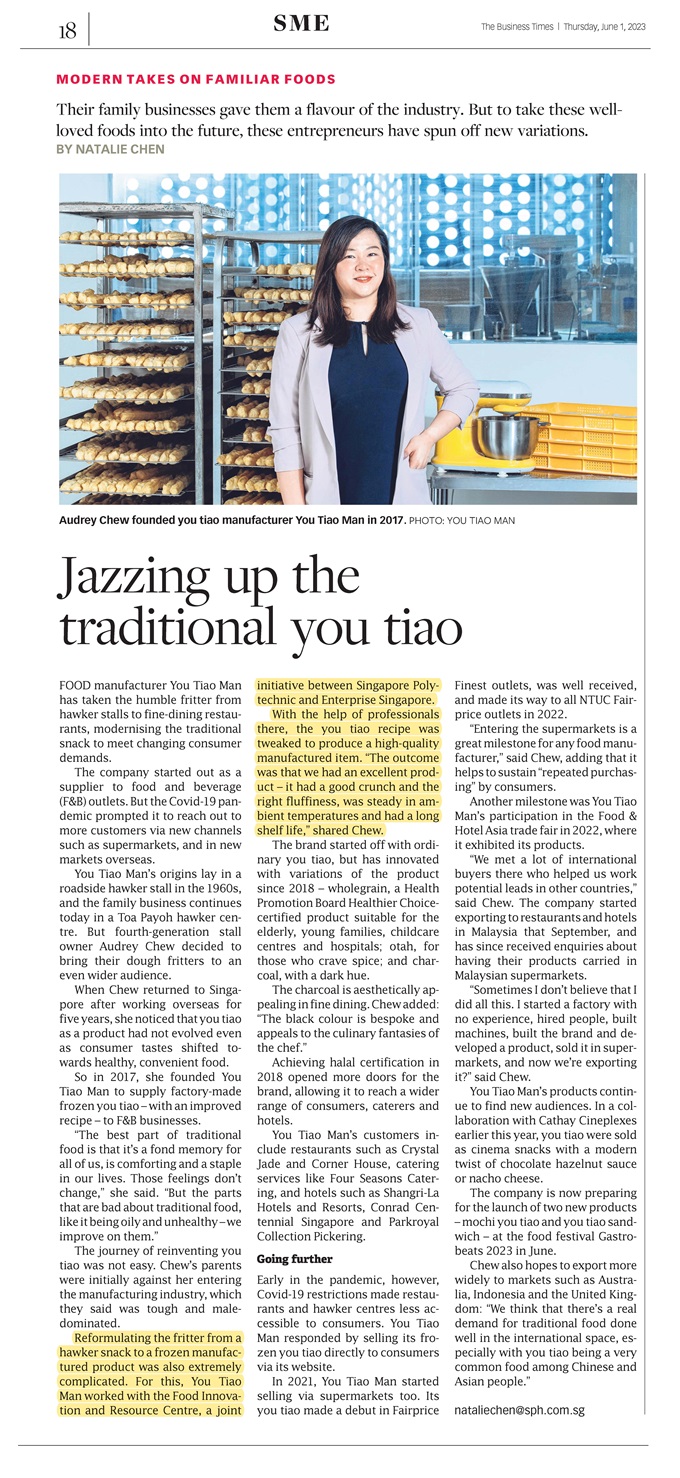Business Times reporting on You Tiao Man citing FIRC_1 June 2023 - cropped Jpeg Business Times reporting on You Tiao Man citing FIRC_1 June 2023 - cropped Jpeg