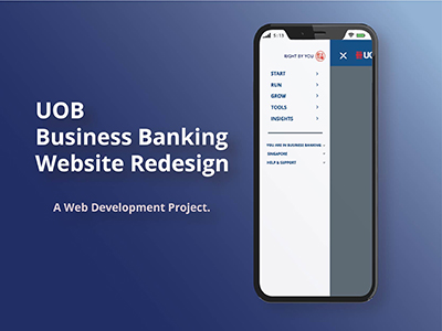UOB Redesign Web Portal  