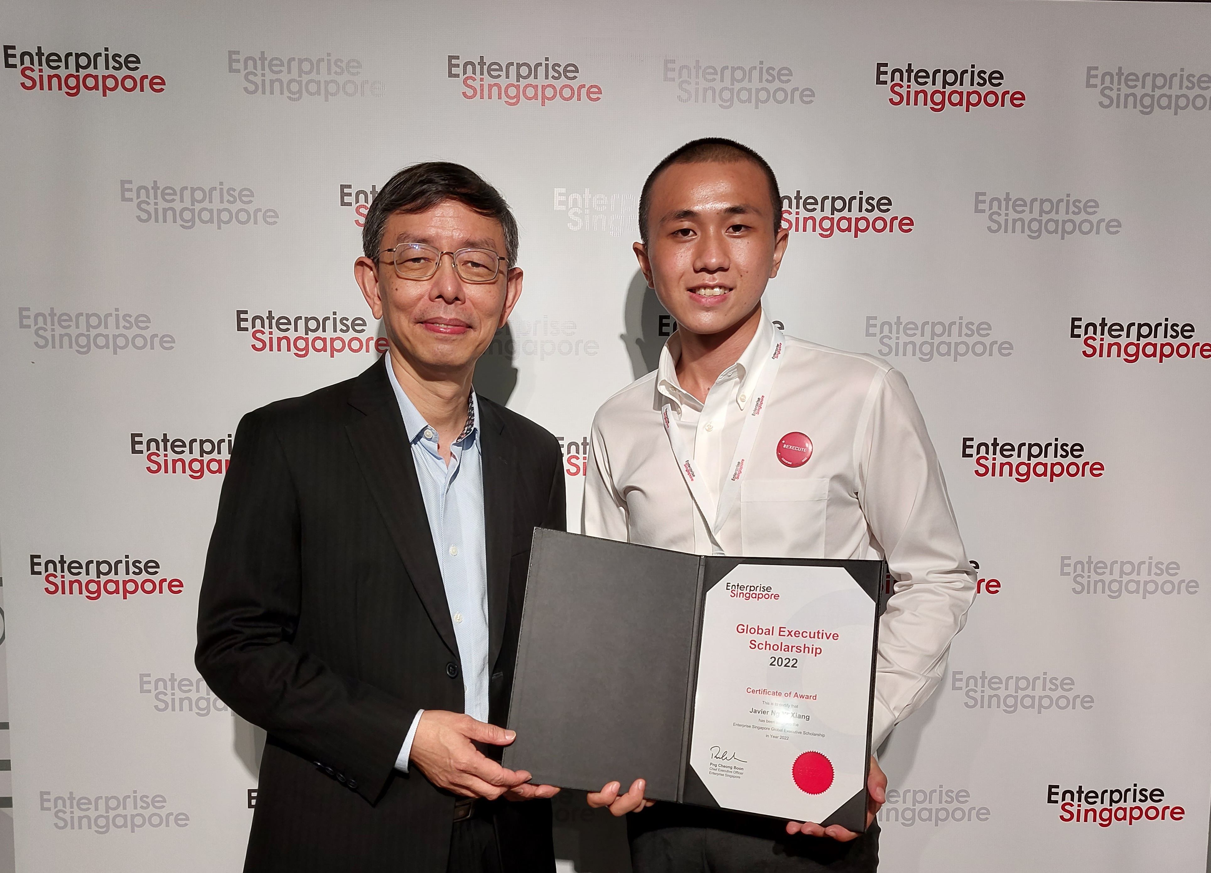 Picture with Chairman Peter Ong