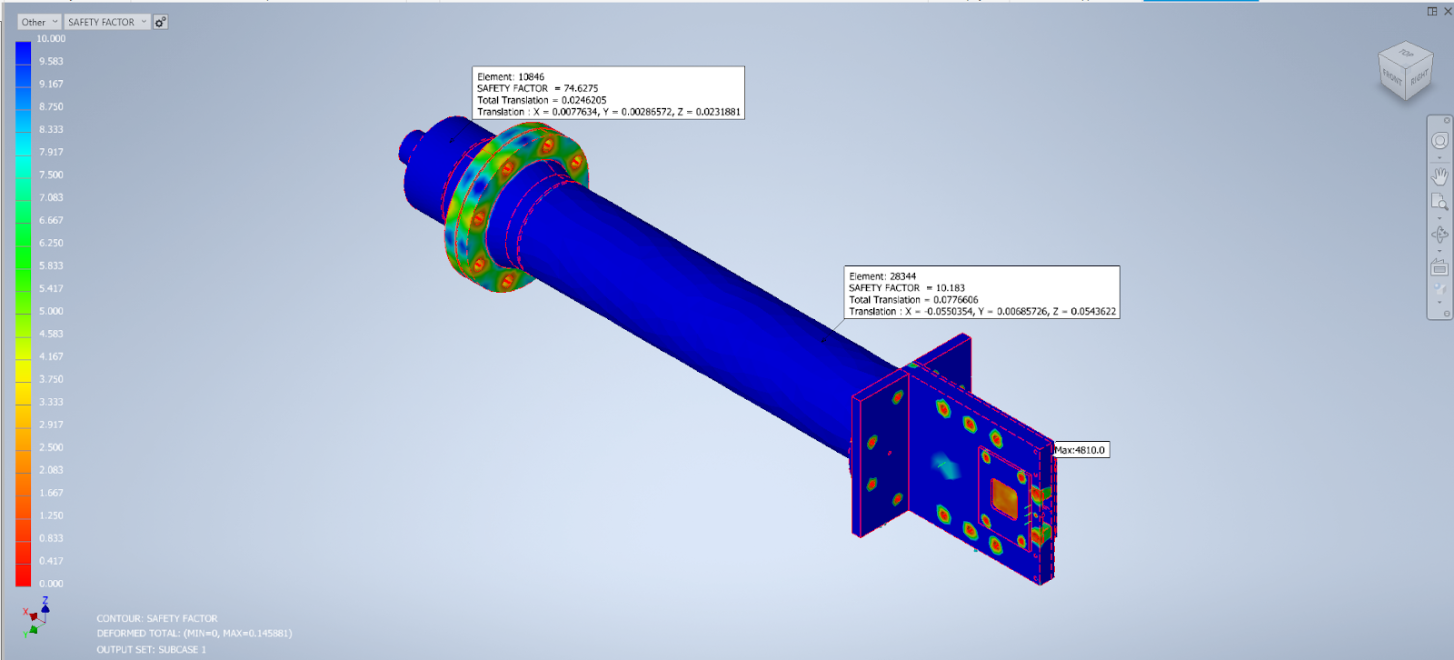 HSTD structural FEA simulation