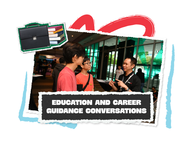 Education and career guidance conversations visual